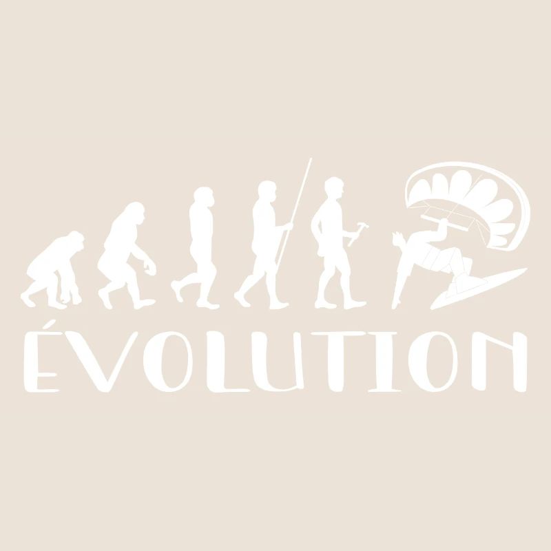 Évolution Du Singe Au surfeur