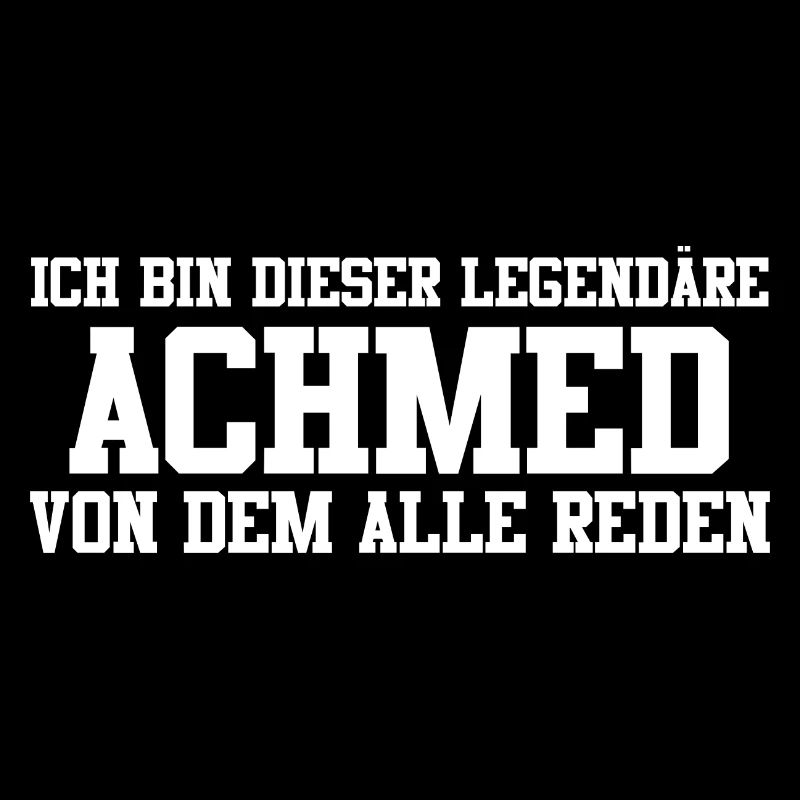 Achmed Name Design