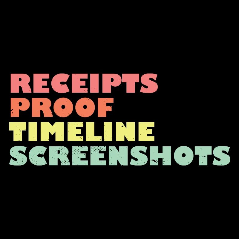 Receipts Timeline Screenshot Witty Retorts Snappy