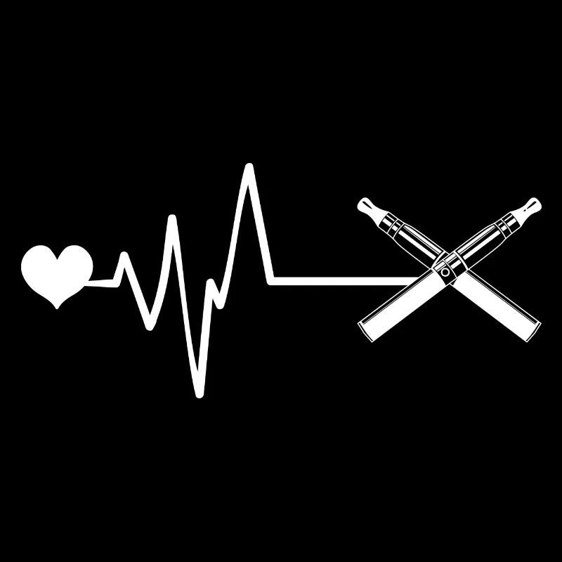 E-cigarette pulse heartbeat