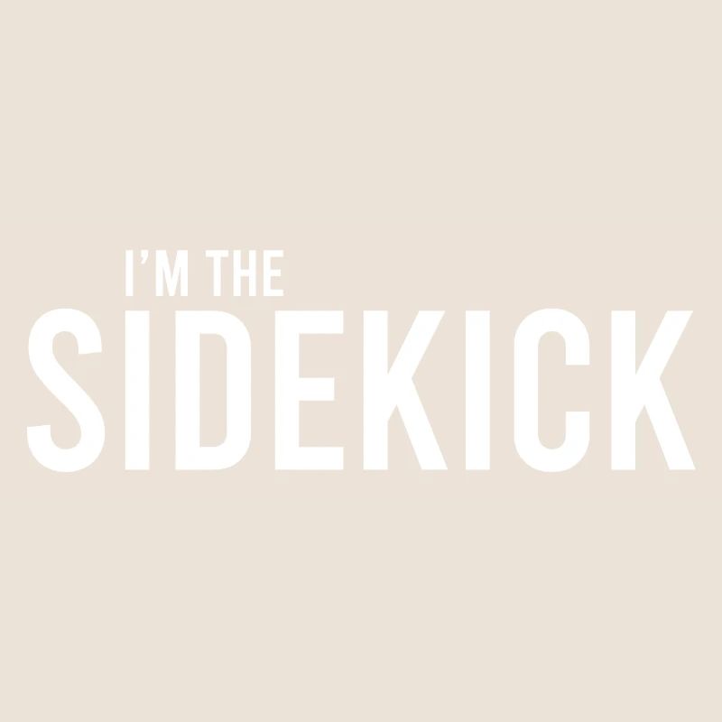 Ich bin der Sidekick Superheld Matching Kostüm Com