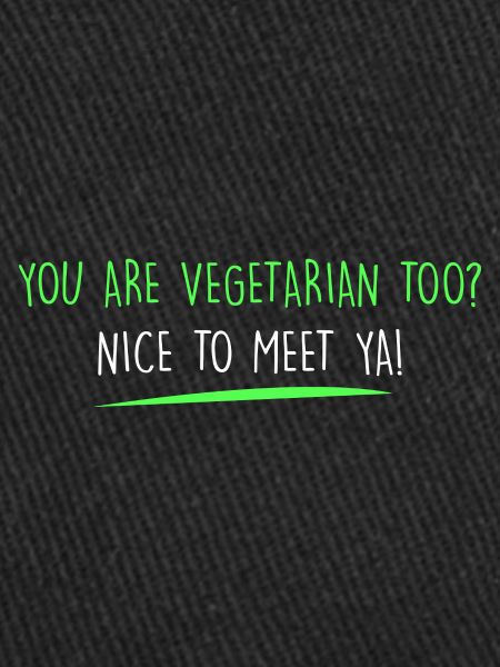 Sie sind auch Vegetarier?
