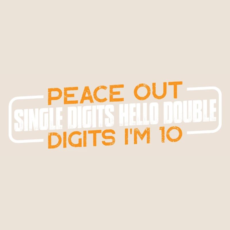 Acheter single Digits Hello Double Digits I’m 10 4