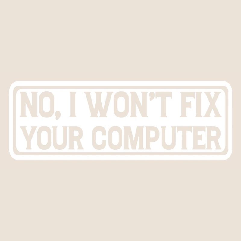 No, I won't fix your computer 14