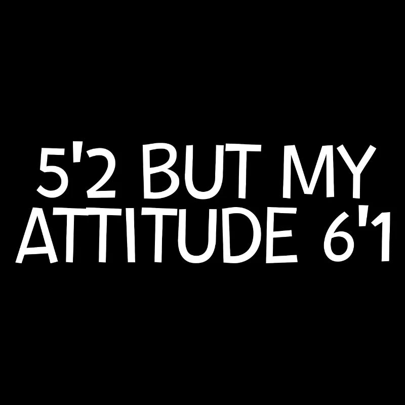 5'2 Mais mon attitude 6'1