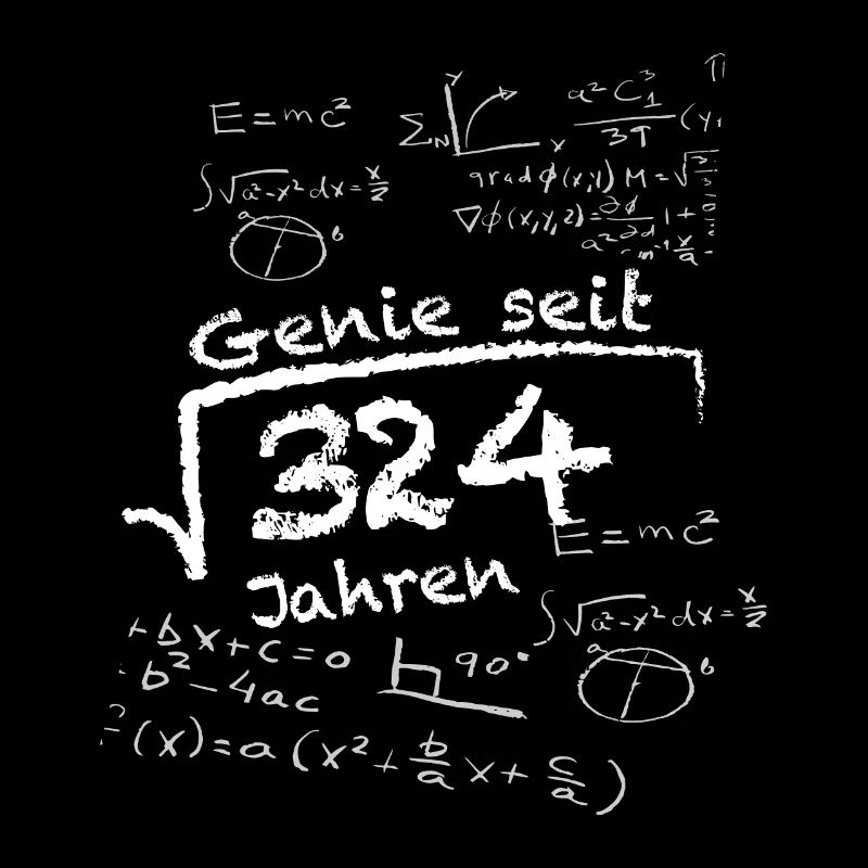 Lustiges Mathematik Geschenk zum 18. Geburtstag