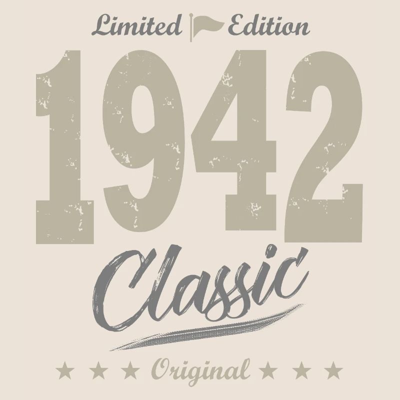 LIMITED EDITION 1942 anniversary gift 80 years