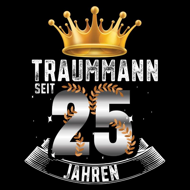 Traumpaar seit 25 Jahren Silberhochzeit Geschenk