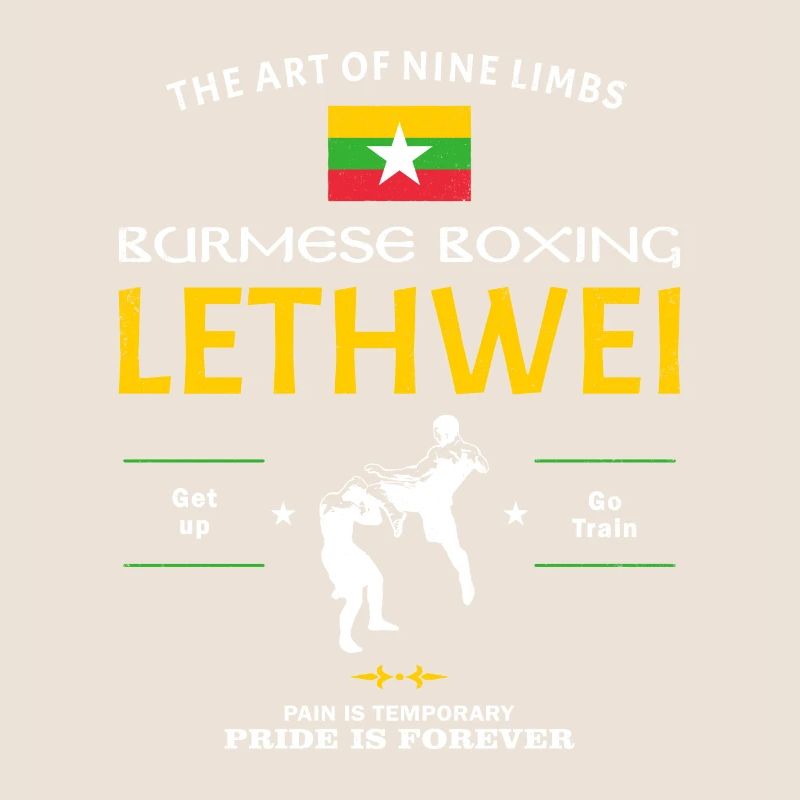 Lethwei Boîte birmane