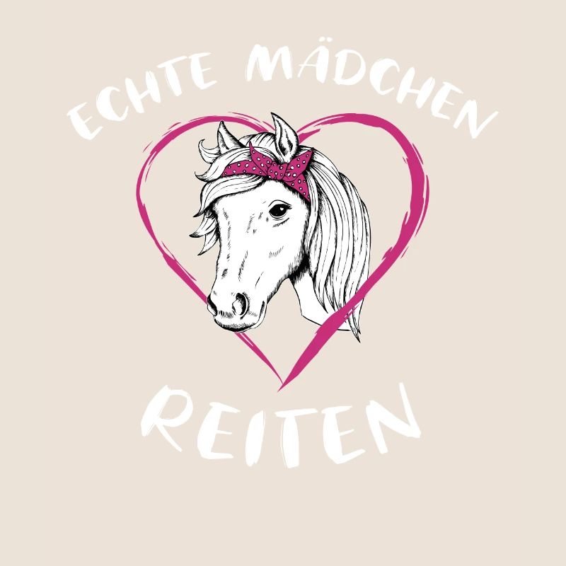 Echte Mädchen Reiten Pferde