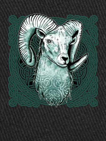 Aries Celtic knot pattern