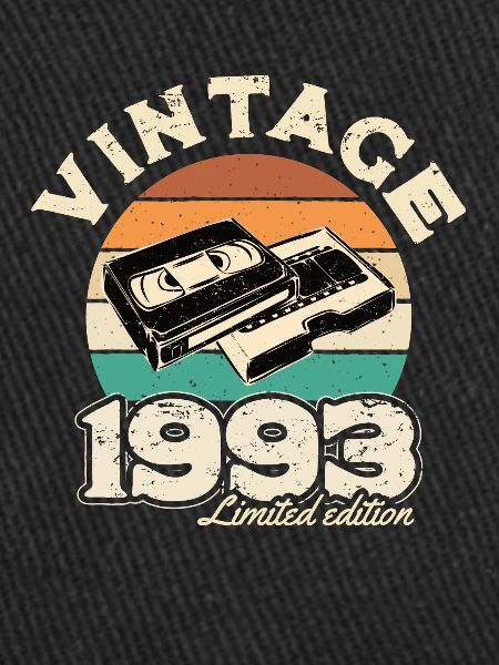 1993 Rétro sunset videotape