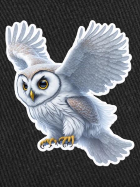 Owl Flight Sticker