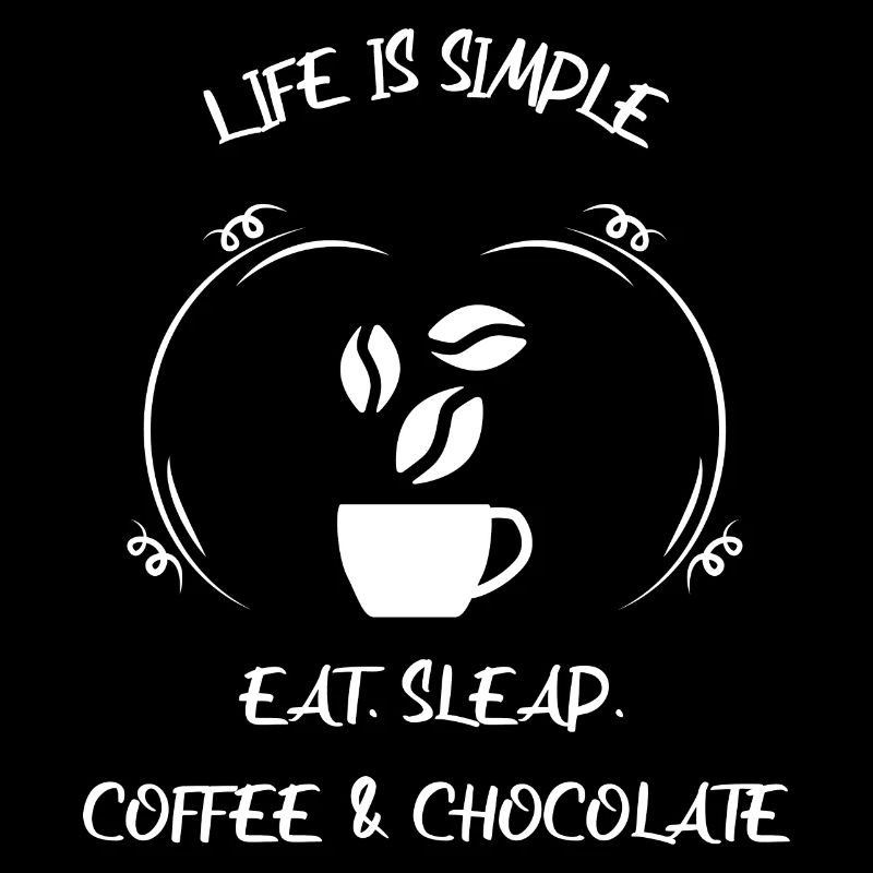 Café, expresso, café et chocolat