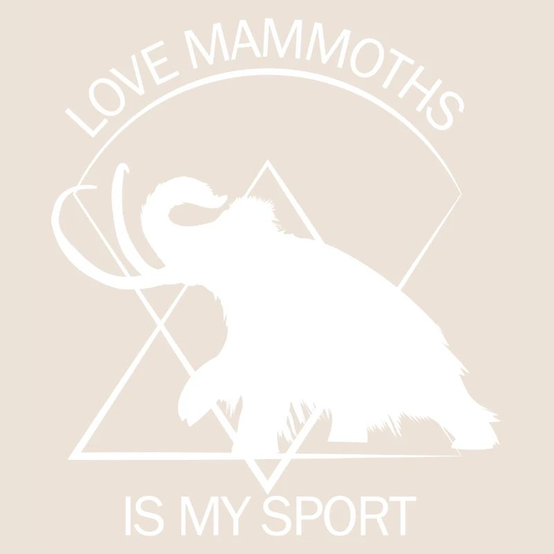 Lustiges Mammut Steinzeit Eiszeit Design Urzeit