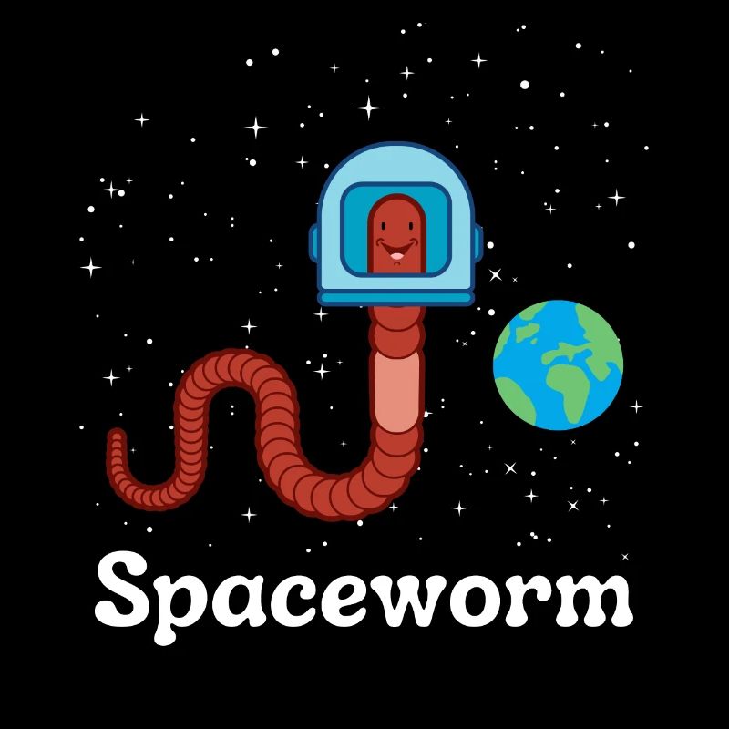 Ver de l’espace, ver de terre, espace drôle