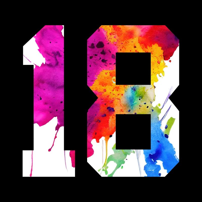 NUMÉRO 18 ANS 18ÈME ANNIVERSAIRE