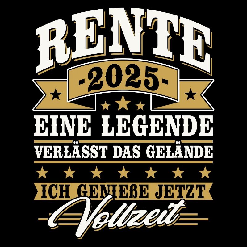 Rente 2025 Ruhestand Rentner Geschenk