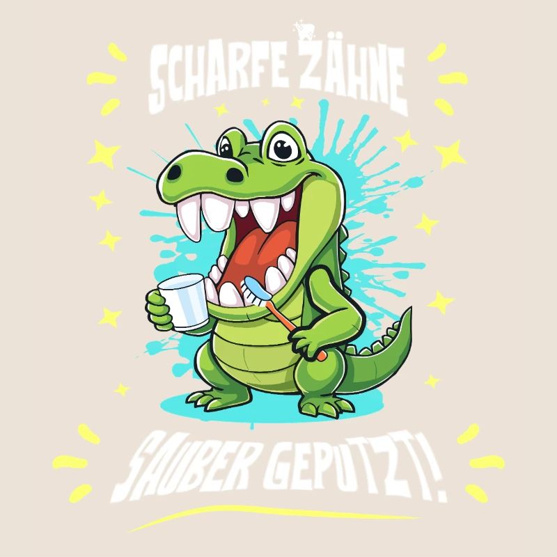 Hygiène dentaire crocodile