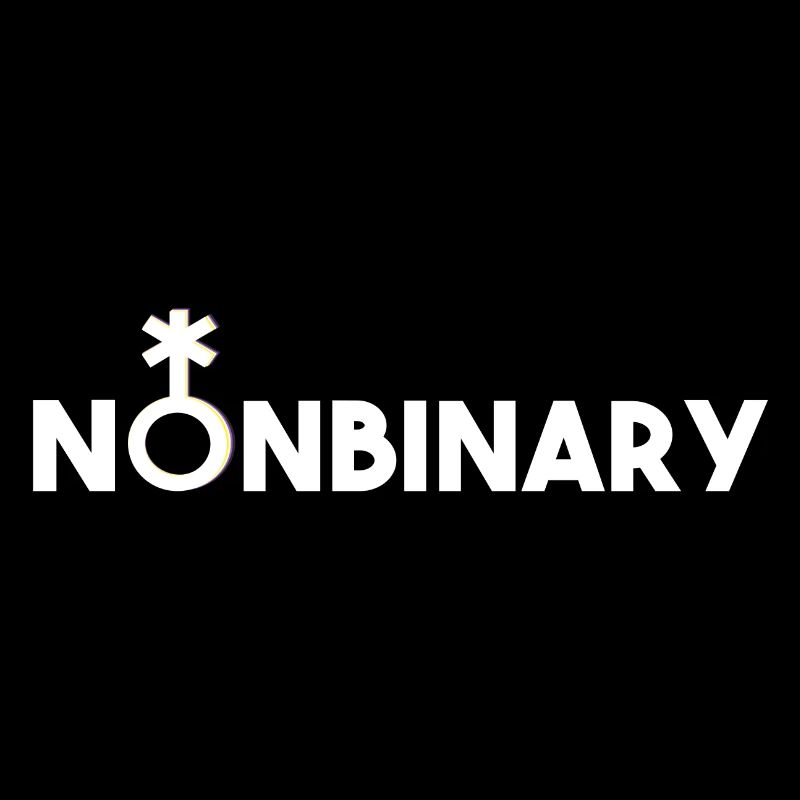 Non-binary non-binary non-binary gender symbol