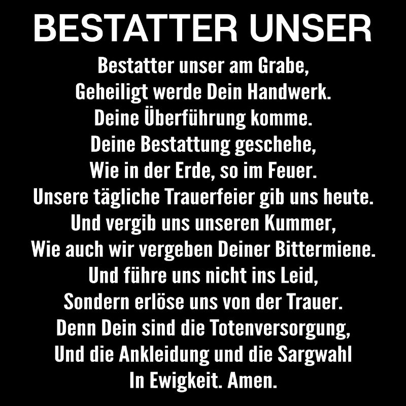 Bestatter Totengräber Leichenbestatter Mortician