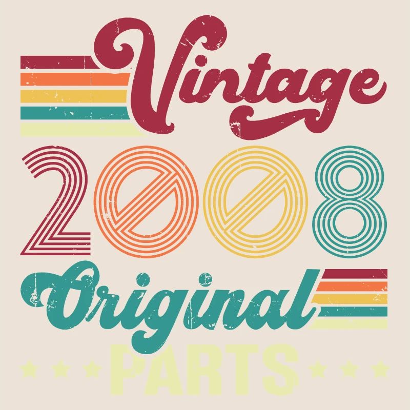 Vintage 2008 Original, Geburtstagsgeschenk