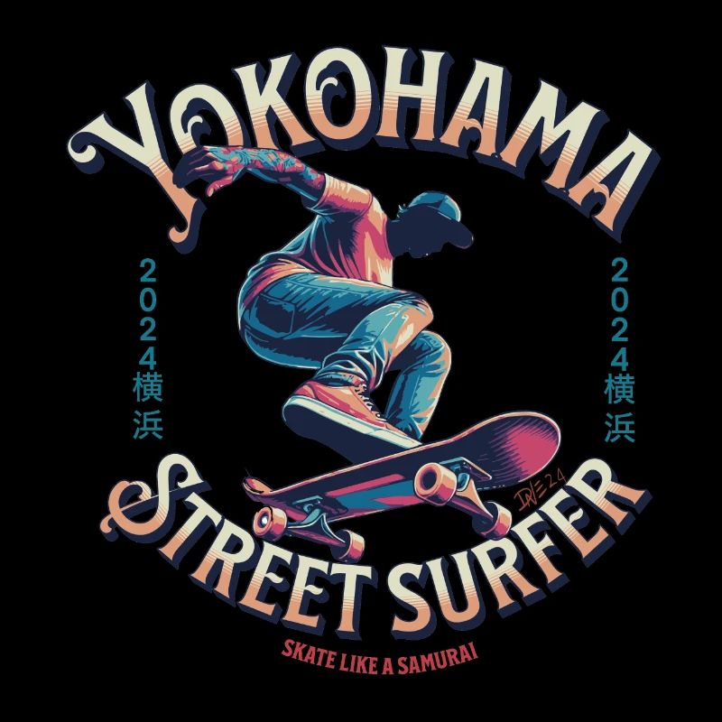 Yokohama Street Surfer - Skate like a Samurai