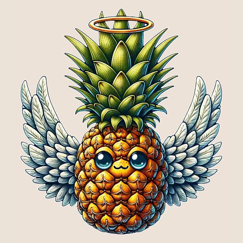Ananas Angel Ailes Fruit Mignon Drôle