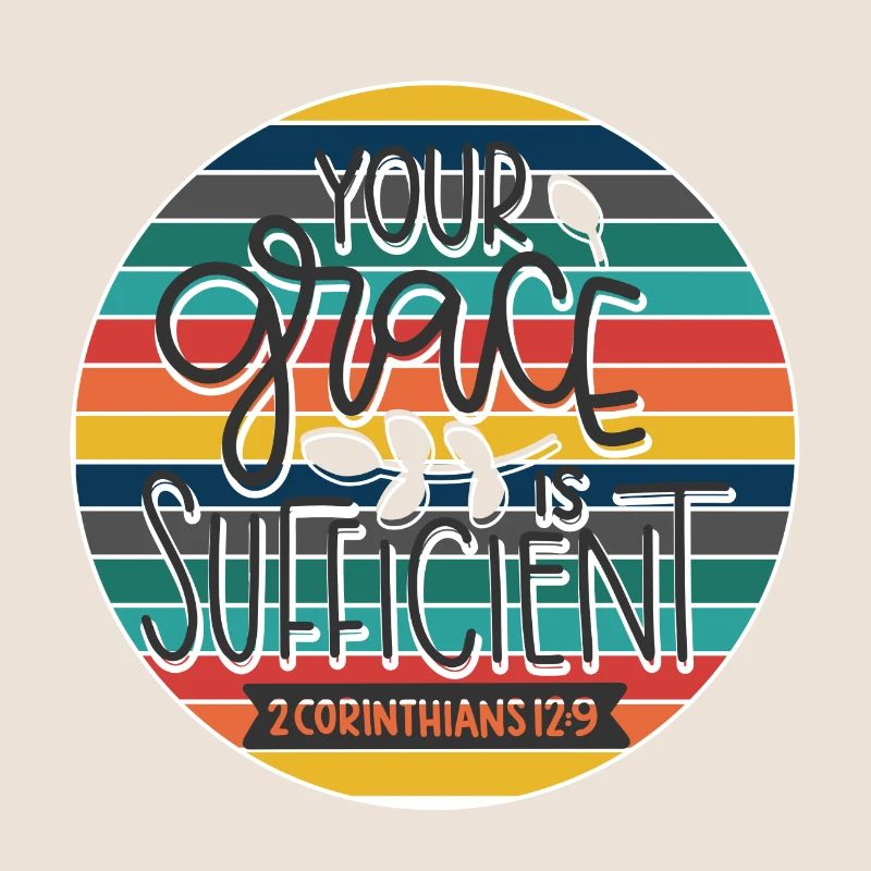 Christian Design Your Grace is Sufficient