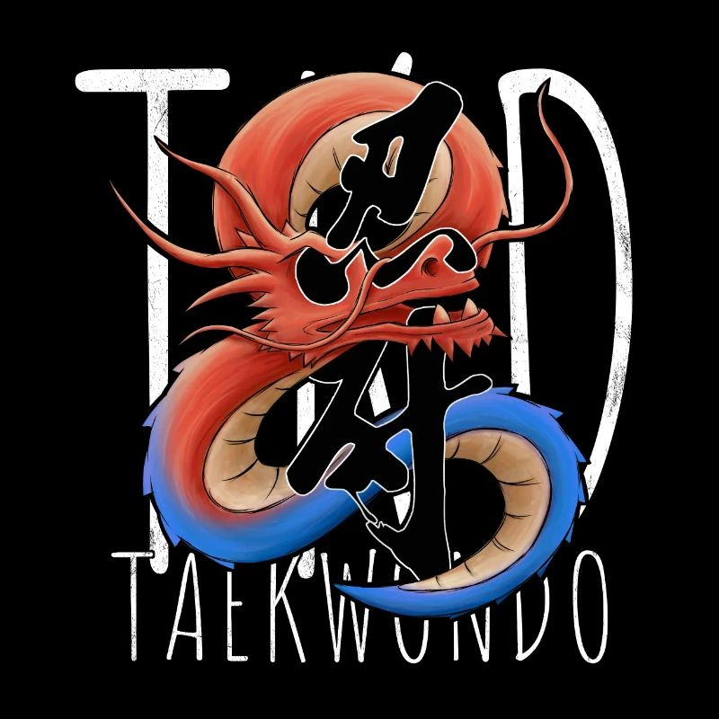 TKD Korea Yin & Yang Dragon Taekwondo