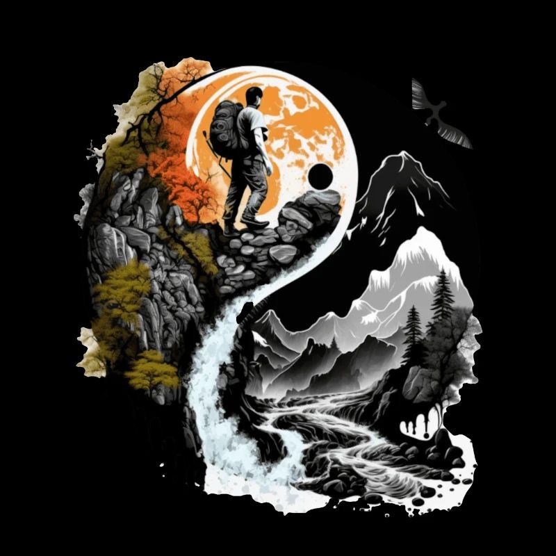 Ying Yang Nature Randonnée