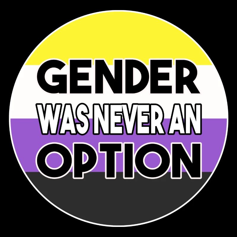 Non-binary nonbinary gender nonbinary saying
