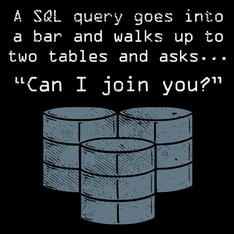 An SQL Query Goes Into A Bar