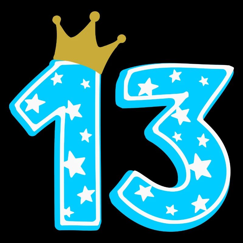 13 Krone 13e anniversaire 13 ans