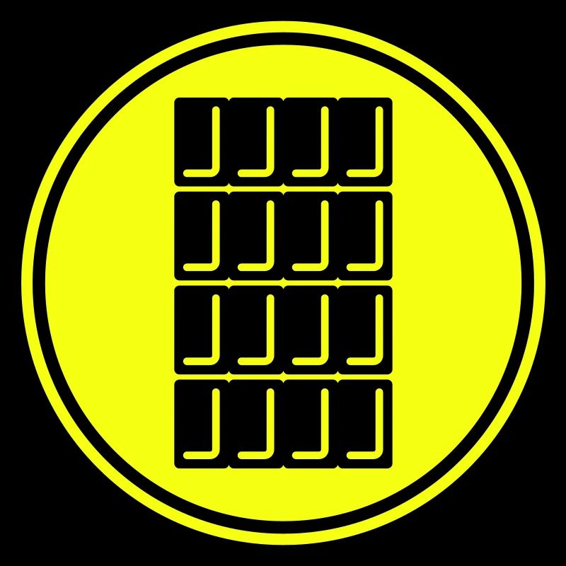 Symbole d’icône en chocolat