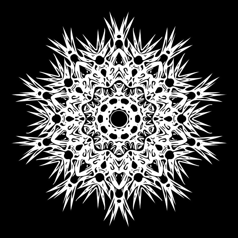 Lignes géométriques forme mandala