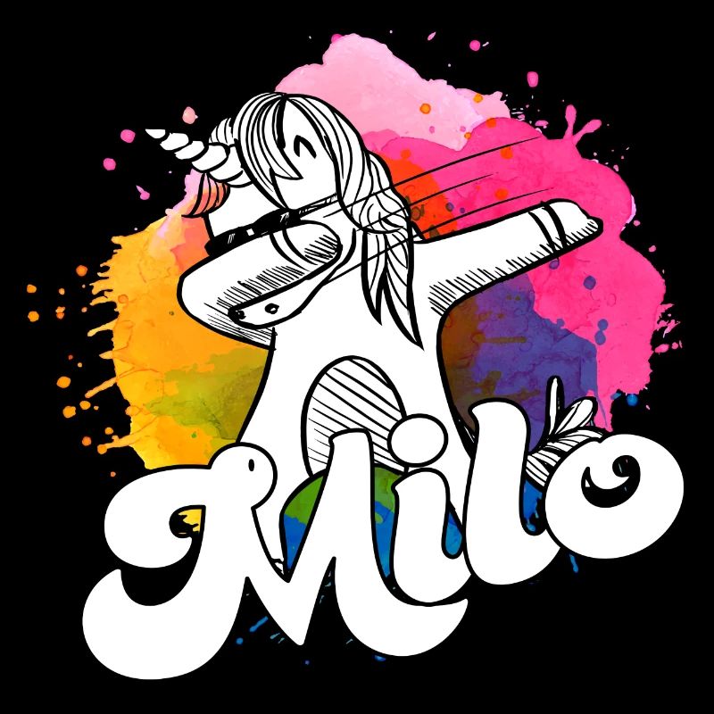 MILO - Beautiful Boy Name with Cool Unicorn