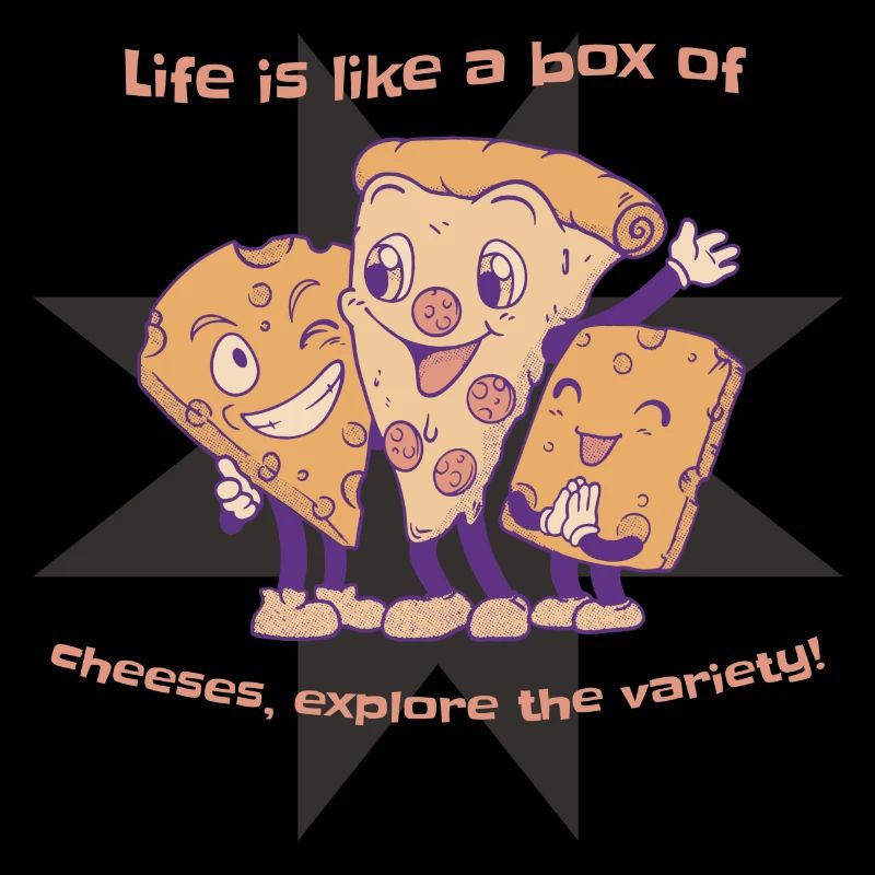 La vie est comme une boîte de fromages Explorez la variété