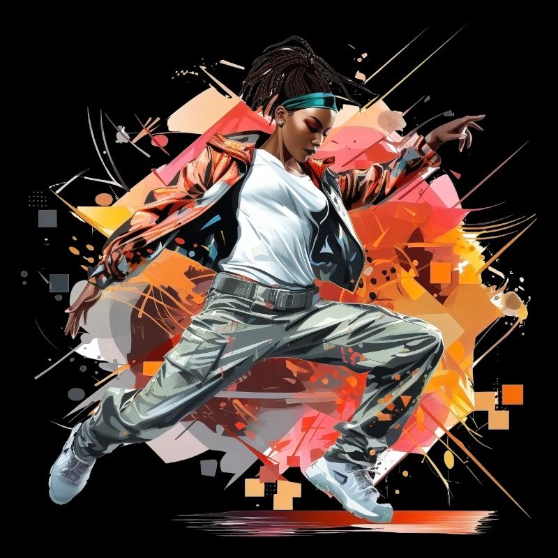 Groove HIP-Hop Inspiré de la danse Déclaration de mode