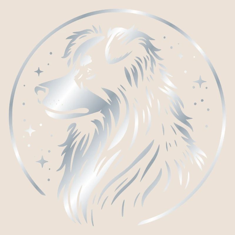 Chien de rêve Aussie argent