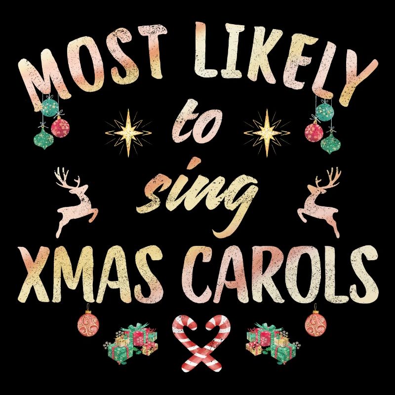 Les plus susceptibles de chanter des chants de Noël