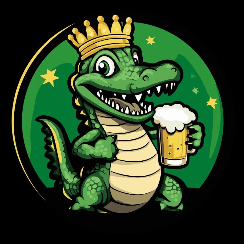 Alligator Beer Comic