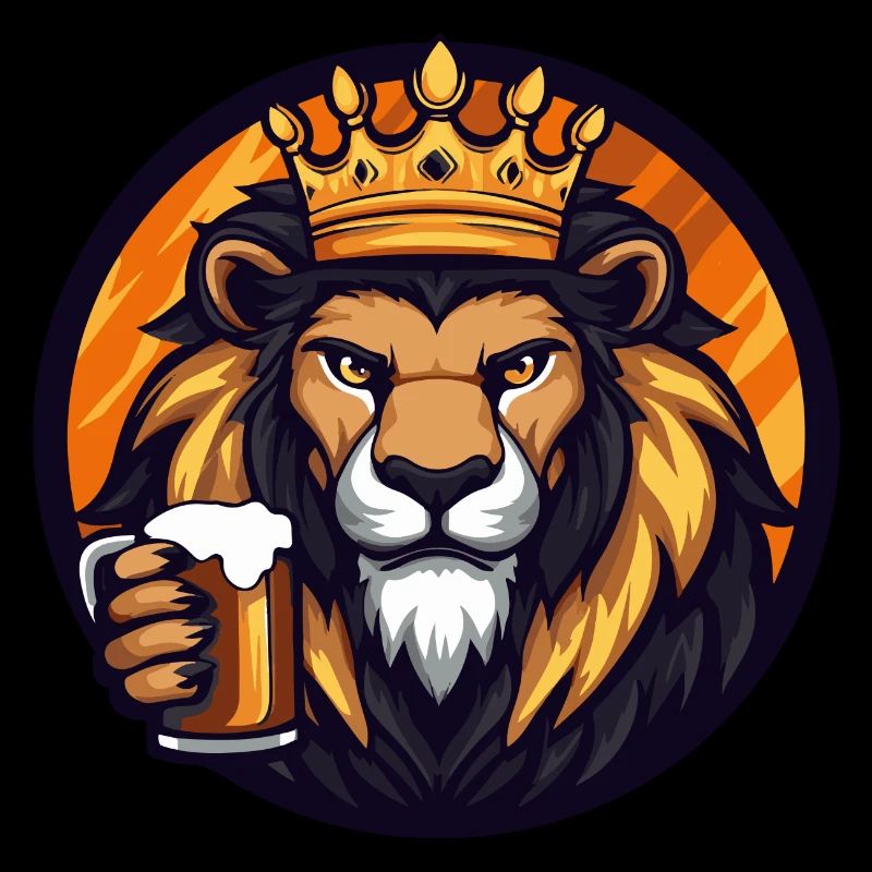 Bande dessinée de bière Lion