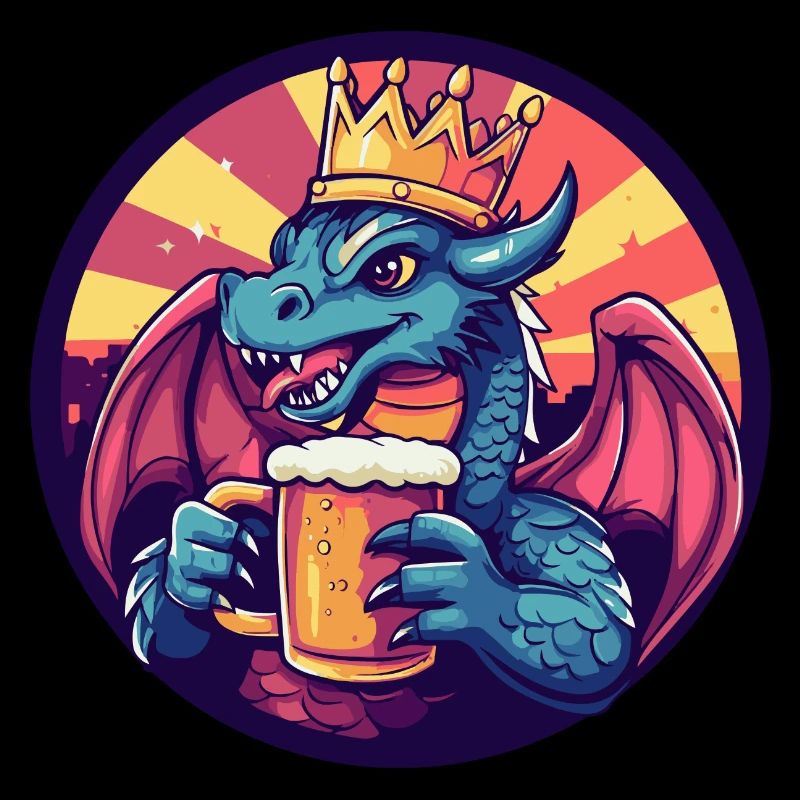Drache Bier Comic