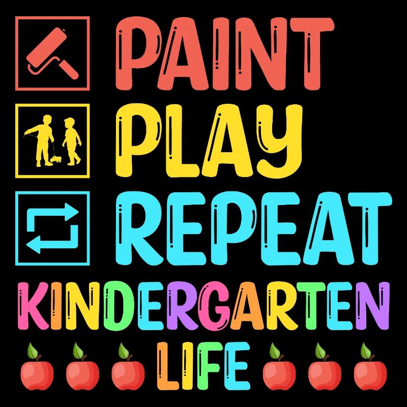 Peinture Jeu Répéter Maternelle Vie Enseignant