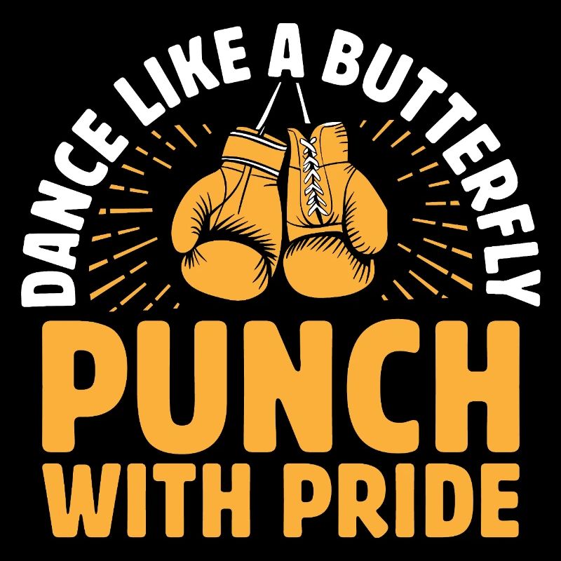 Dansez comme un coup de poing papillon avec le boxeur Pride