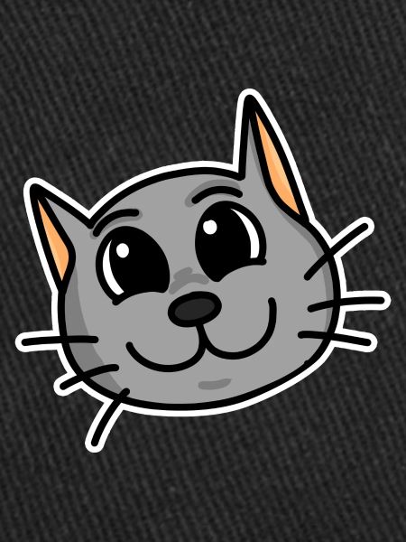 Mignon chat tête