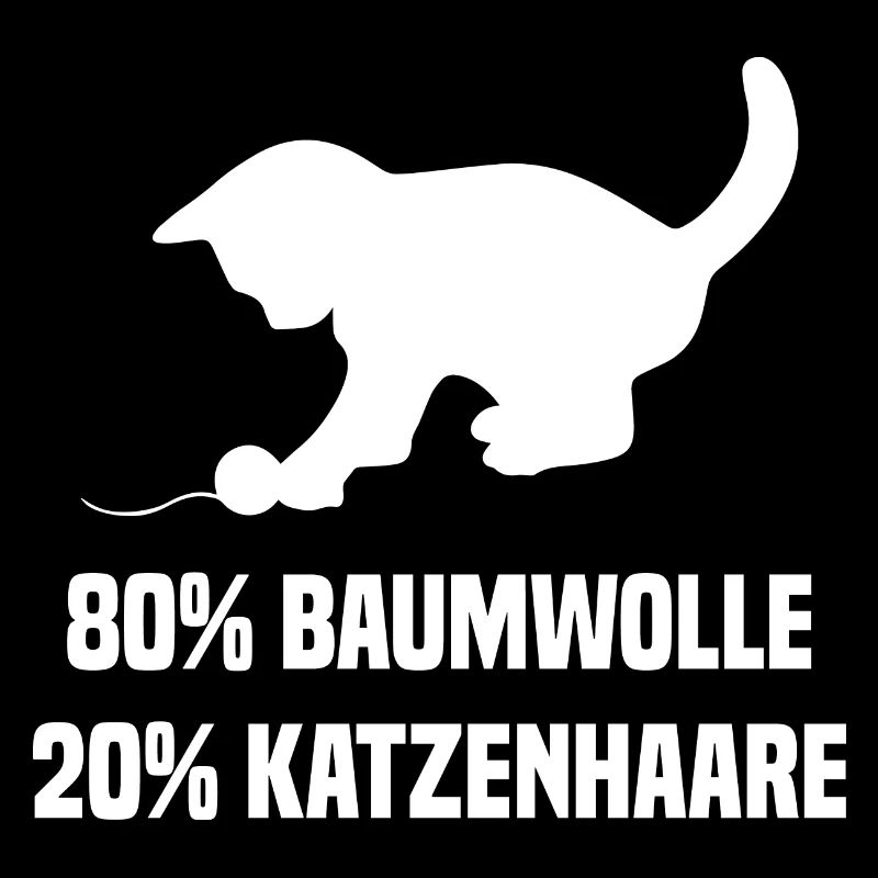 80% Baumwolle 20% Katzenhaare Baumwolle Katzenhaar