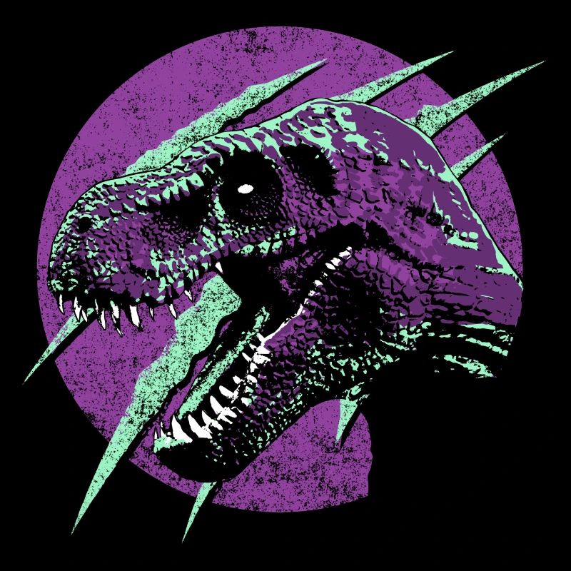 Dinosaur Tyrannosaurus Rex Scratch Design