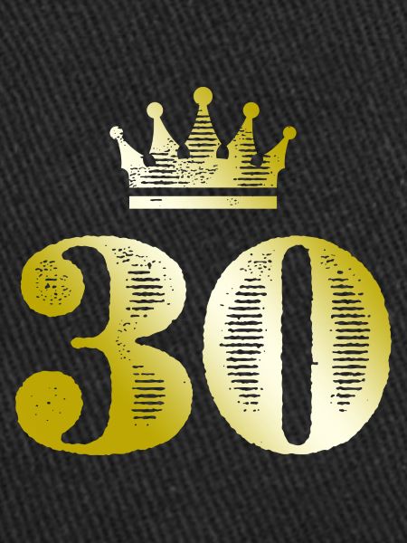 30 Number Crown Gold